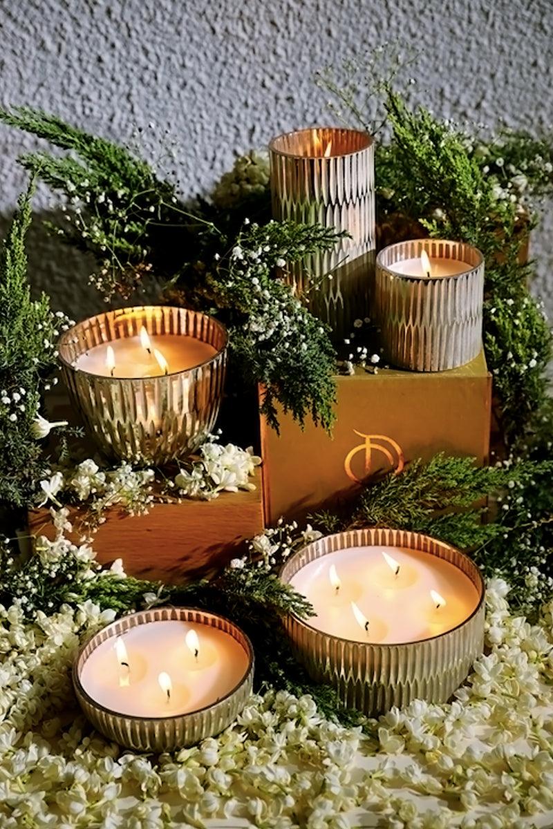Buy Candle - The Ivory Collection Set Scented Candles by Doft Candles on IKIRU online store