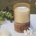 Buy Candle - Yellow Transparent Wooden Base Citronella Scented Candle For Home & Table Decor by Doft Candles on IKIRU online store