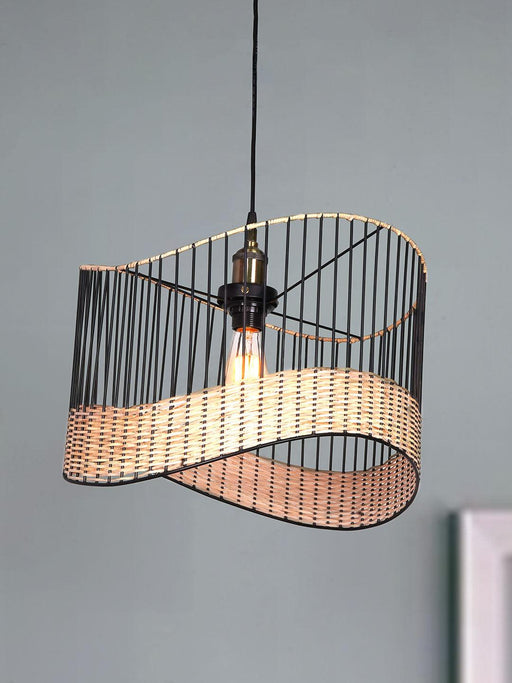 Buy Ceiling Light - Bohemian-Style Circular Wave Ceiling Hanging Light by Fos Lighting on IKIRU online store