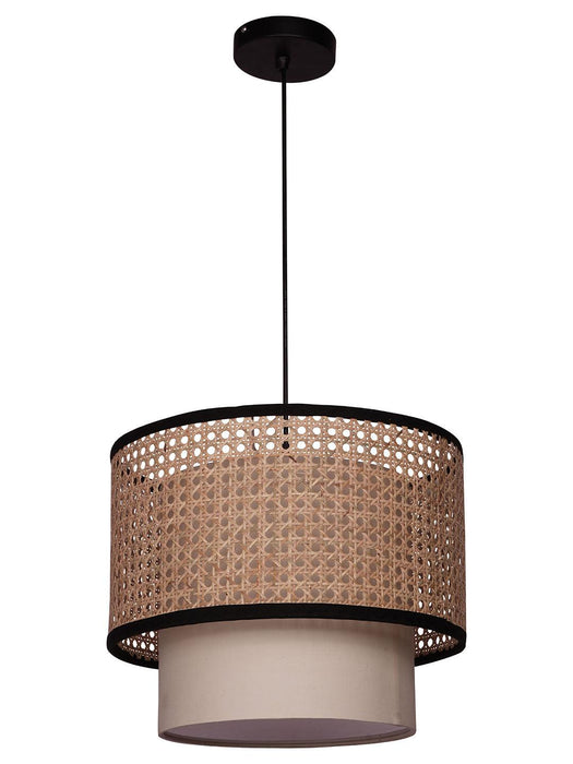 Buy Ceiling Light - Contemporary Single Ceiling Light With Concentric Drum Shades by Fos Lighting on IKIRU online store