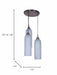 Buy Ceiling Light - Copper Antique & Glass 3 Drop Pendant Hanging Light With Long Frosted Tube For Home Decor by Fos Lighting on IKIRU online store