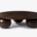 Buy Center Table - Ala Round Wooden Center Coffee Table | Brown Teapoy For Home & Living Room by Orange Tree on IKIRU online store