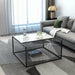Buy Center Table - Black Metallic Monochrome Wire Coffee Table | Center Table For Living Room & Home by Handicrafts Town on IKIRU online store