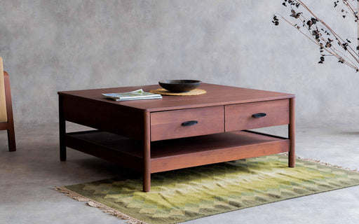 Buy Center Table - Coco Wooden Coffee & Tea Table | Modern Center Table With Drawers For Living Room by Orange Tree on IKIRU online store