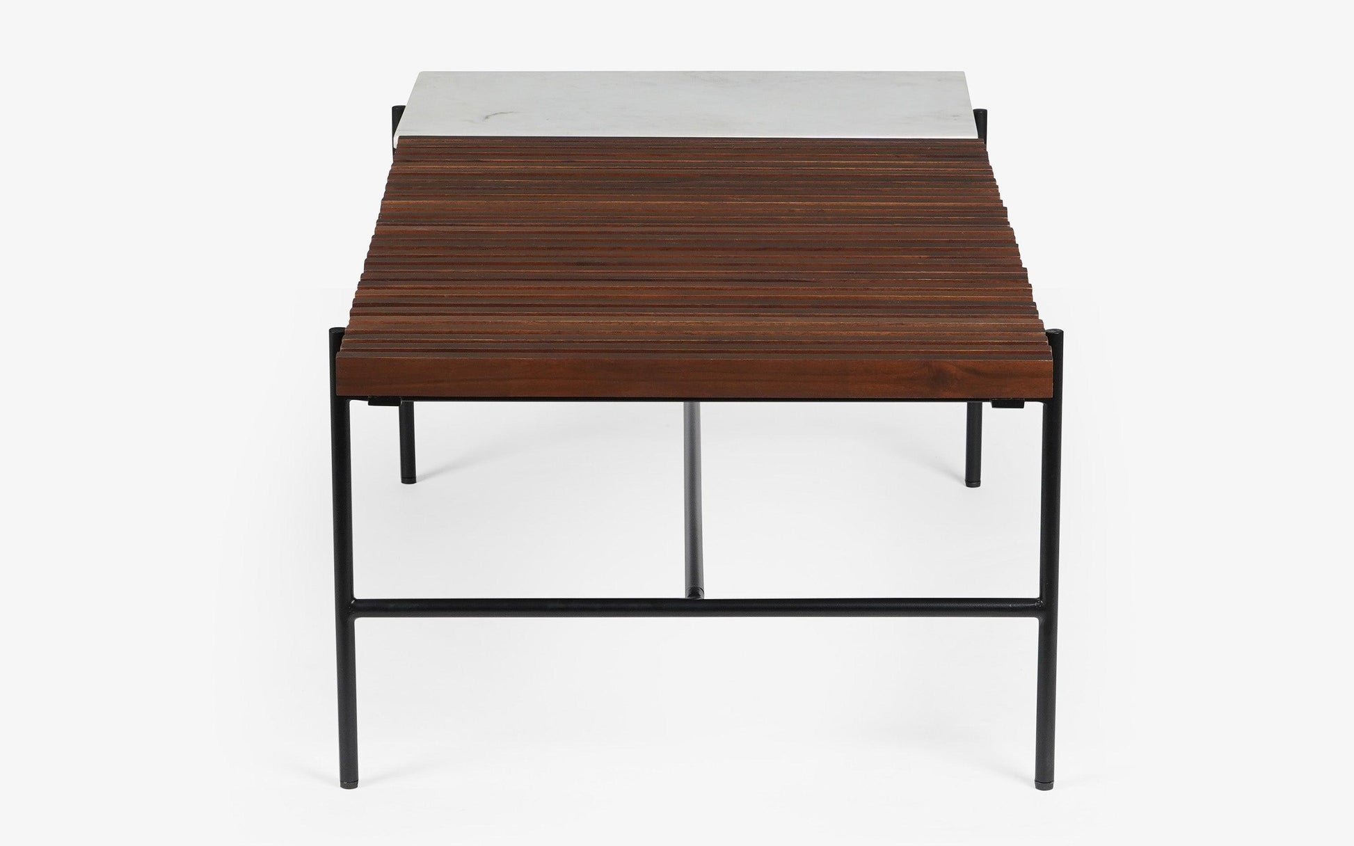 Buy Center Table - Covent Garden Outdoor Coffee Table | Wooden & Marble Finish Teapoy For Home by Orange Tree on IKIRU online store