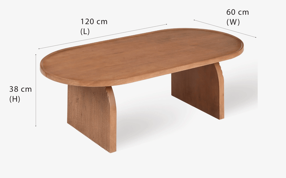 Buy Center Table - Curve Coffee Table by Orange Tree on IKIRU online store