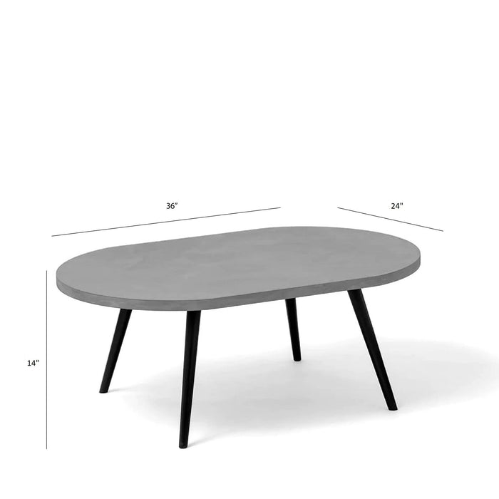 Buy Center Table - CURVED MONO COFFEE TABLE by Objectry on IKIRU online store