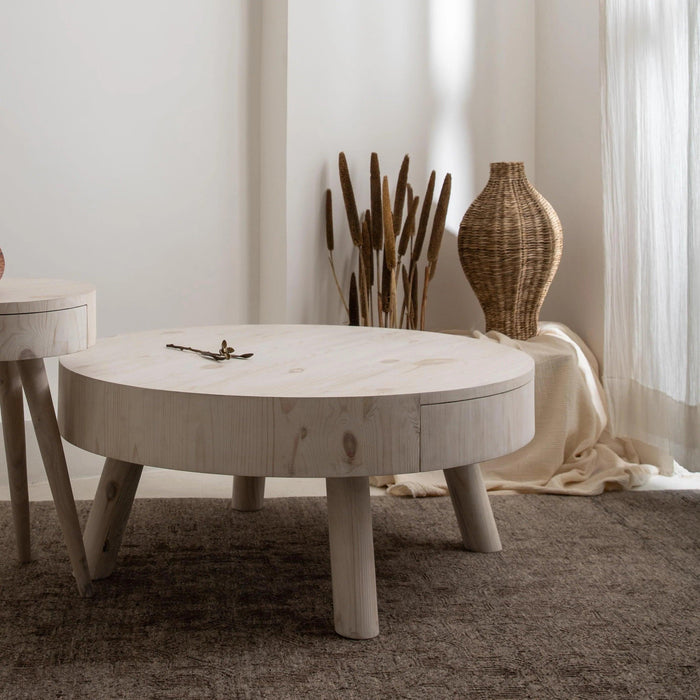 Buy Center Table - CYLINDER COFFEE TABLE by Objectry on IKIRU online store