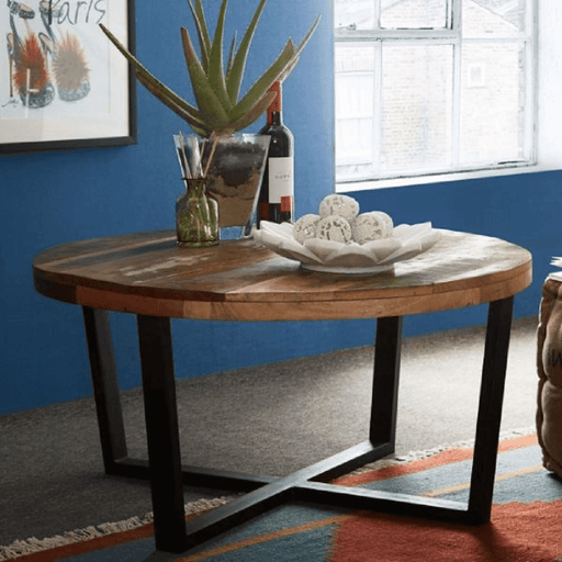 Buy Center Table - DAVE RECLAIMED COFFEE TABLE by Home Glamour on IKIRU online store