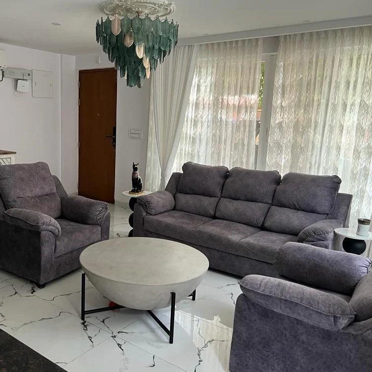 Buy Center Table - Dome Coffee Central Table Side Desk for Living Room | Stone Finish by Objectry on IKIRU online store