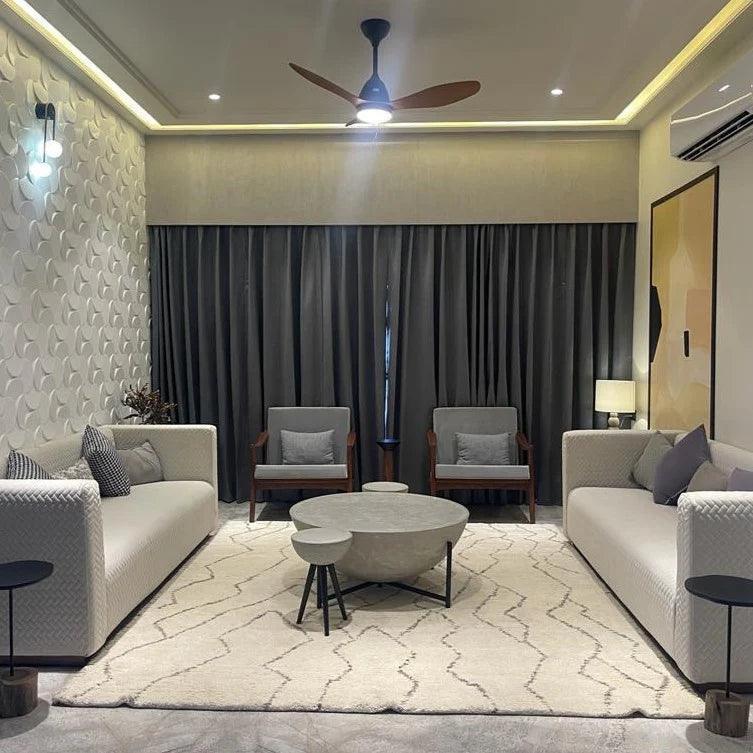 Buy Center Table - Dome Coffee Central Table Side Desk for Living Room | Stone Finish by Objectry on IKIRU online store