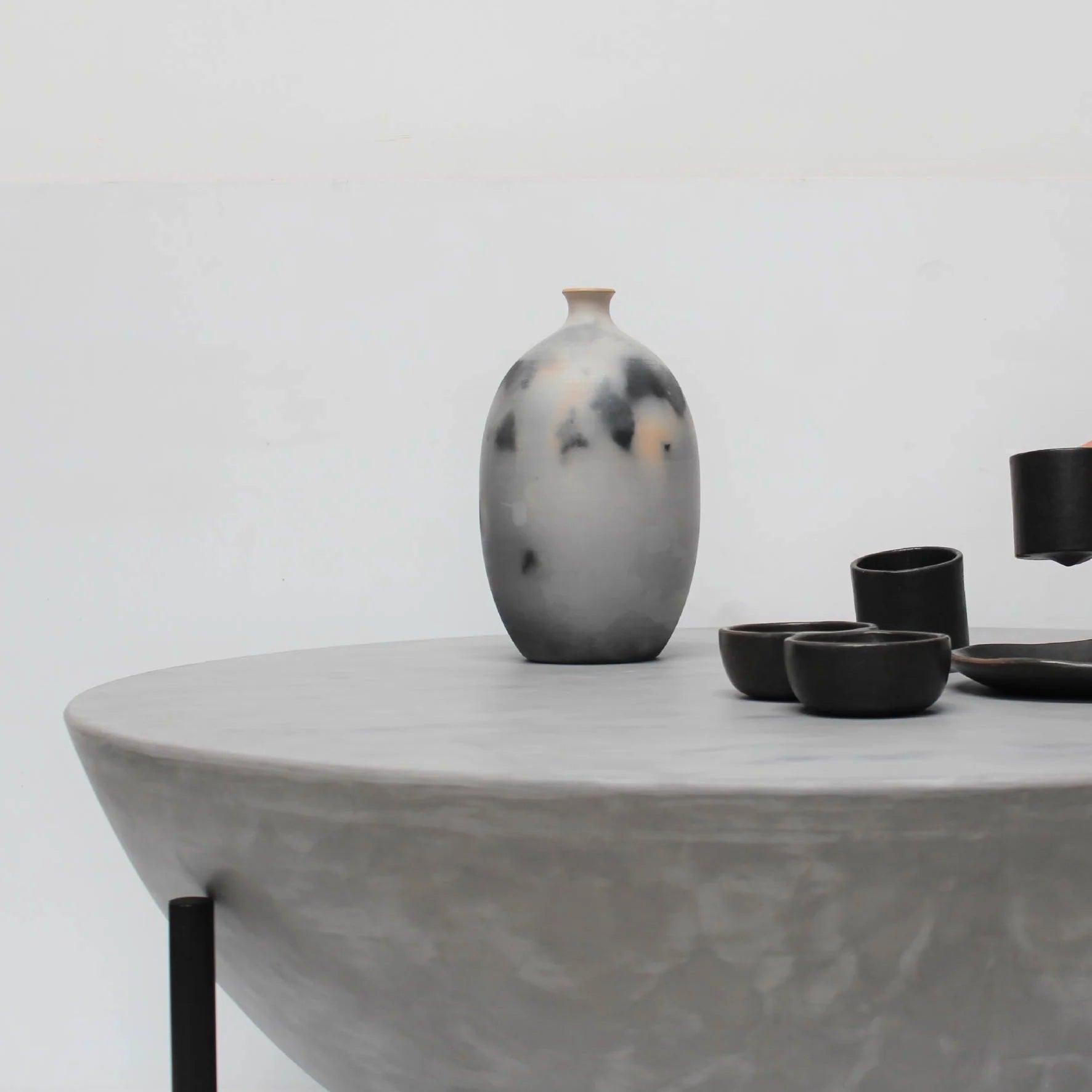 Buy Center Table - Dome Coffee Central Table Side Desk for Living Room | Stone Finish by Objectry on IKIRU online store