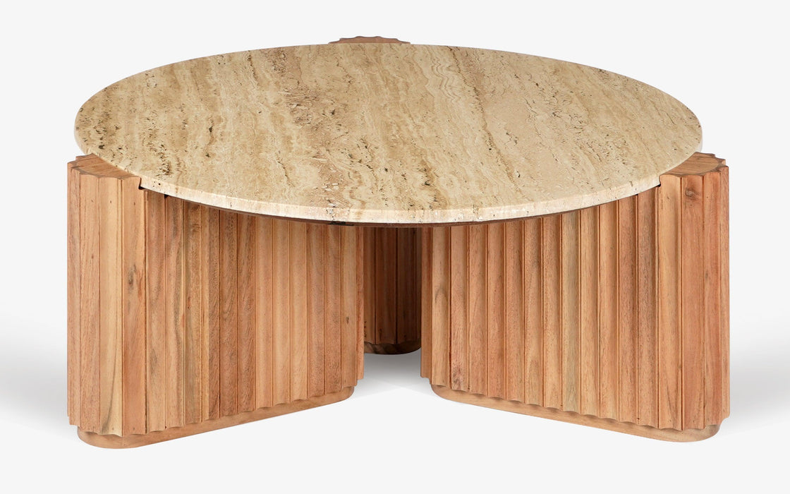 Buy Center Table - Katora Wooden Living Room Center Table | Round Coffee Table For Home by Orange Tree on IKIRU online store