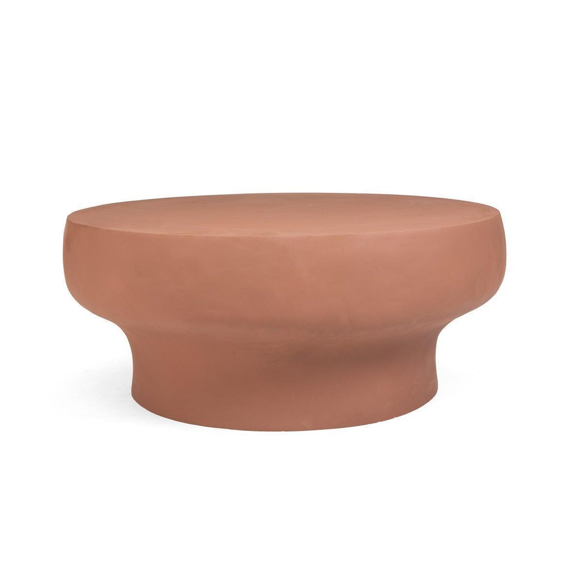 Buy Center Table - Minimal Round Centre Table For Living Room- Brown Earthy Look by Home4U on IKIRU online store