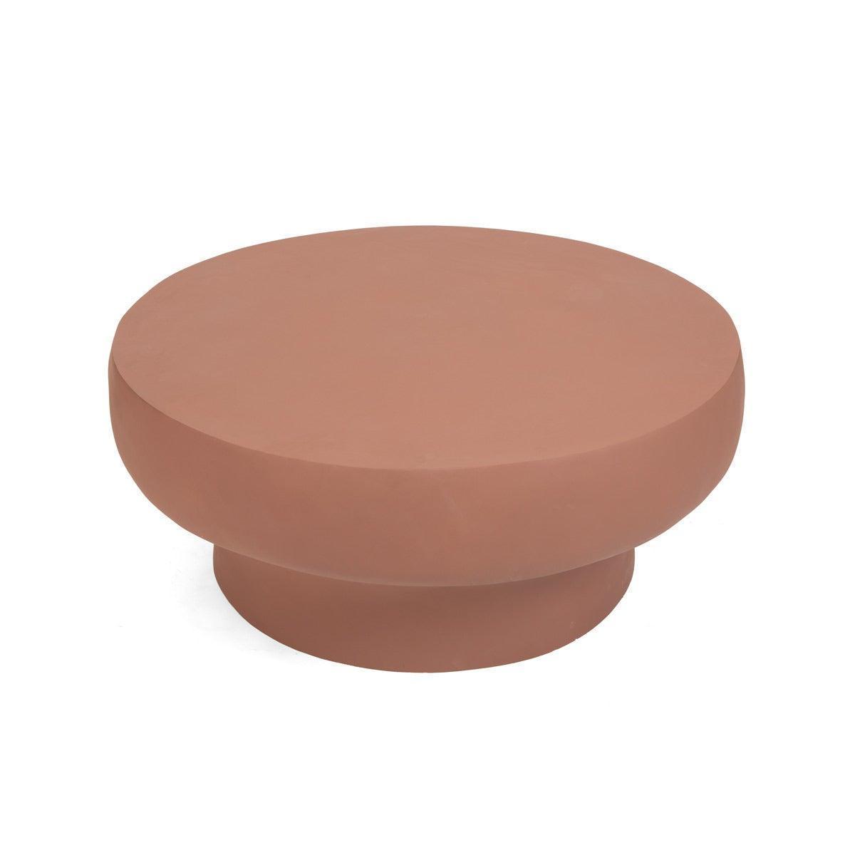 Buy Center Table - Minimal Round Centre Table For Living Room- Brown Earthy Look by Home4U on IKIRU online store
