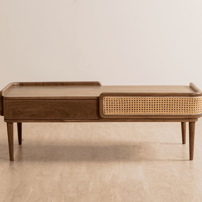 Buy Center Table - Neo Kyoto Coffee Table | Wooden Bench with Storage | Drawer Bench by Orange Tree on IKIRU online store