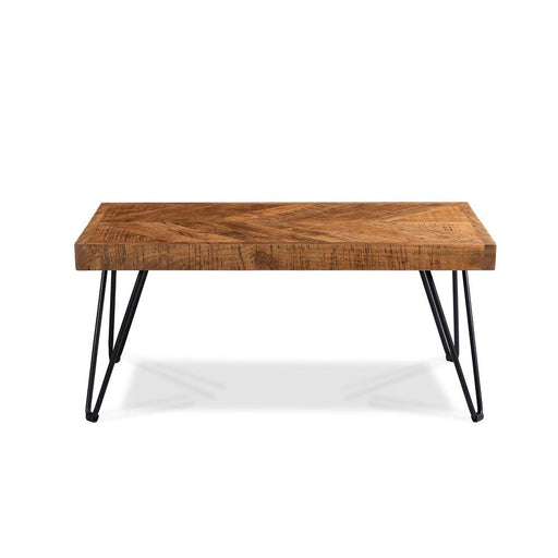 Buy Center Table - Parquetry Hairpin Coffee Table by Home Glamour on IKIRU online store
