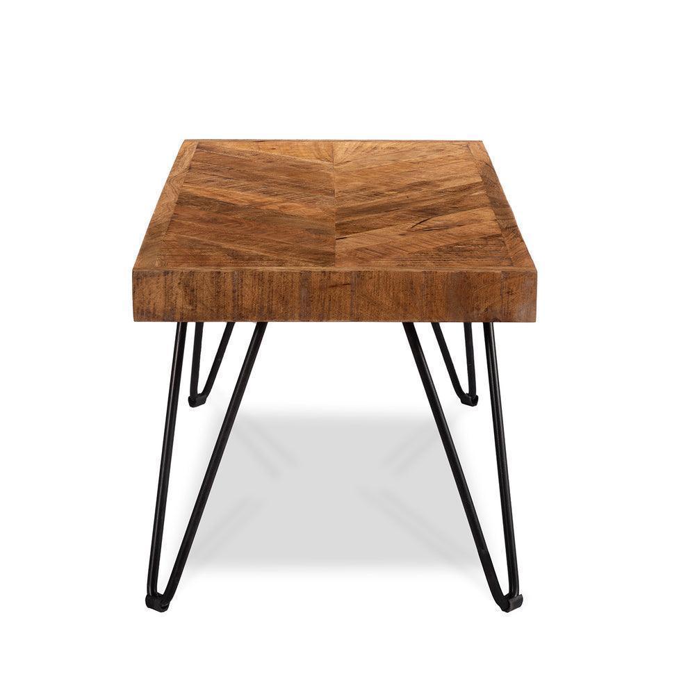 Buy Center Table - Parquetry Hairpin Coffee Table by Home Glamour on IKIRU online store