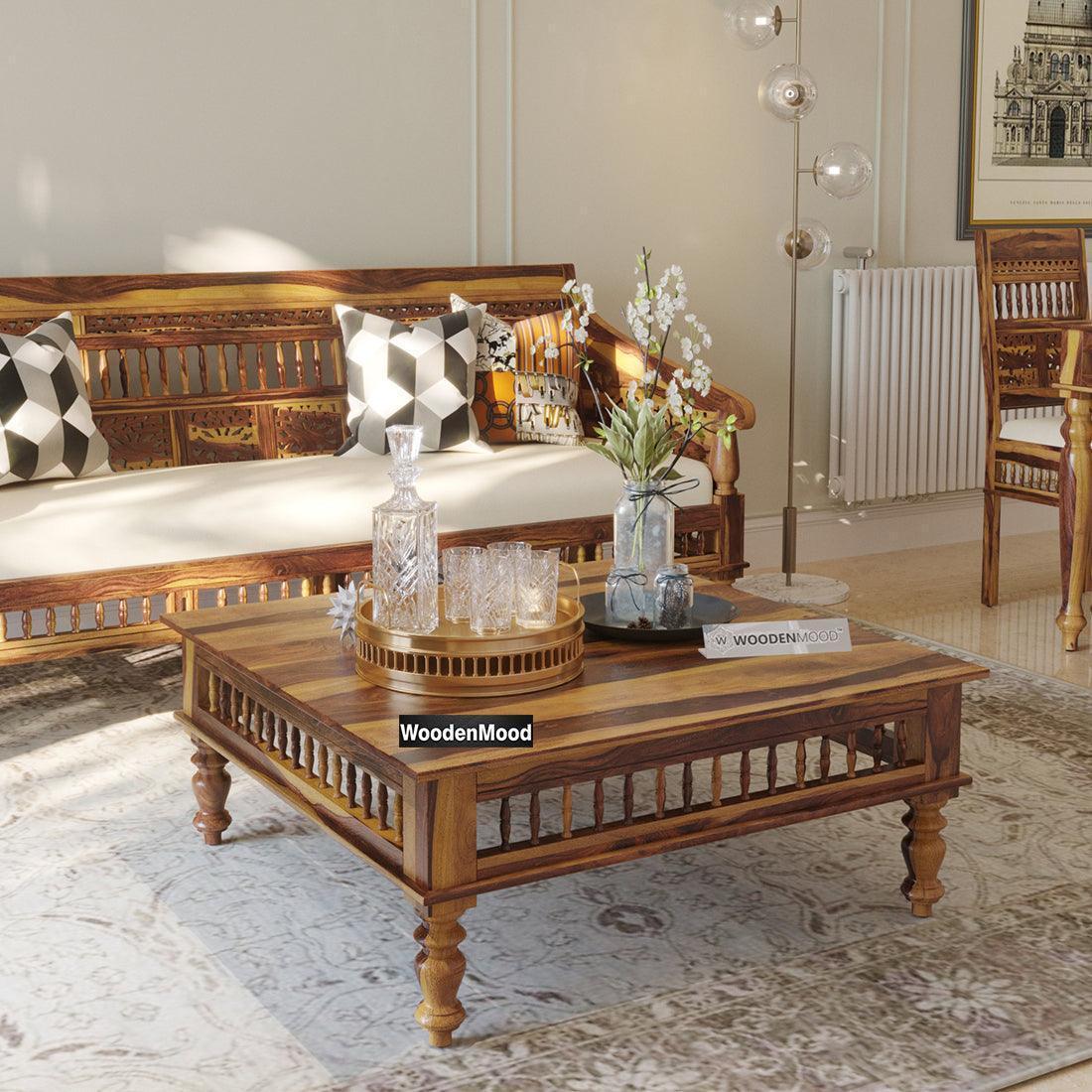 Buy Center Table - Rinika Coffee Table by Wooden Mood on IKIRU online store