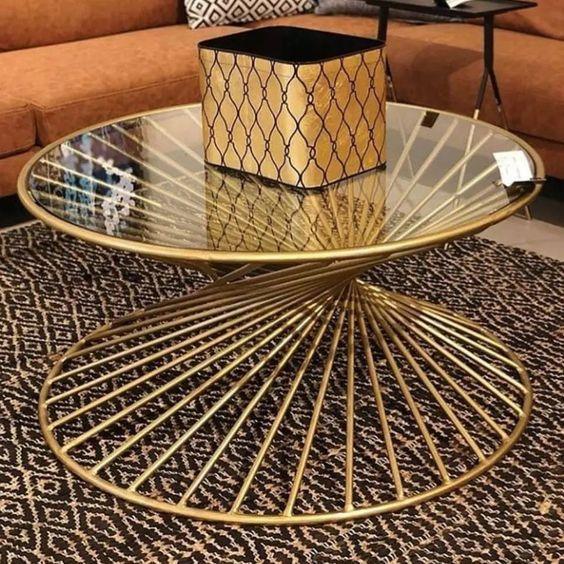 Buy Center Table - Vortex Metal Coffee Table | Centerpiece For Living Room by Handicrafts Town on IKIRU online store