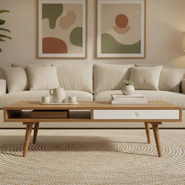 Wooden Center Teapoy Table For Living Room