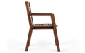 Buy Chair - Alfresco Minimal Wooden Outdoor Arm Chair For Home & Balcony by Orange Tree on IKIRU online store
