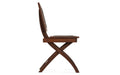 Buy Chair - Alfresco Teak Wood Square Folding Chair For Outdoor & Balcony by Orange Tree on IKIRU online store