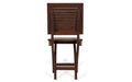 Buy Chair - Alfresco Teak Wood Square Folding Chair For Outdoor & Balcony by Orange Tree on IKIRU online store