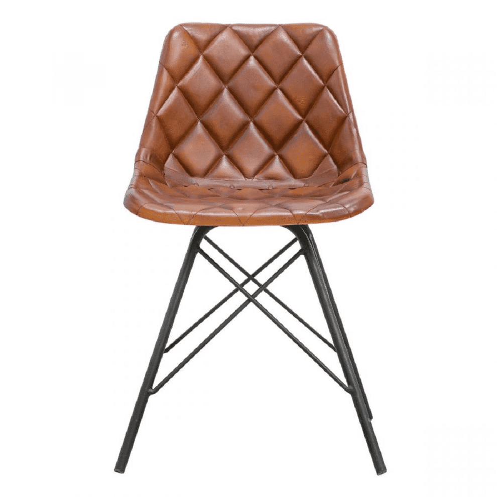 Buy Chair - Diamond Leather Chair | Armless Chair For Office by Home Glamour on IKIRU online store