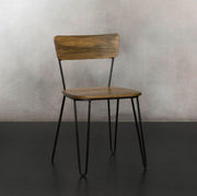 Buy Chair - Hairpin Dining Cum Desk Chair | Set Of 2 by Home Glamour on IKIRU online store