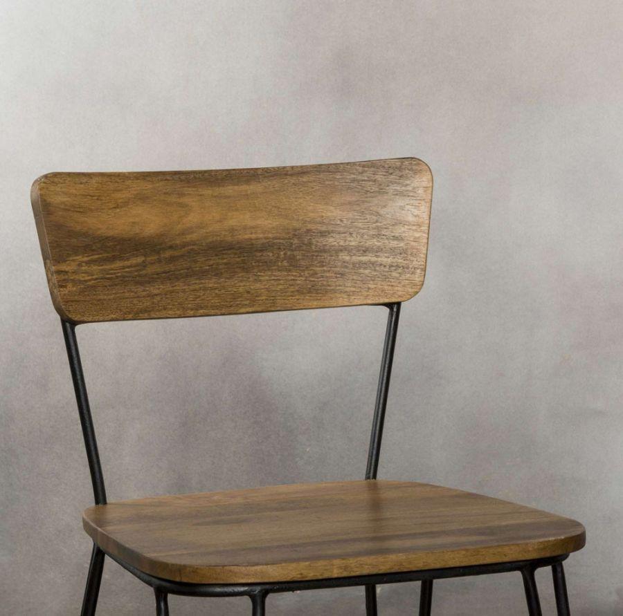 Buy Chair - Hairpin Dining Cum Desk Chair | Set Of 2 by Home Glamour on IKIRU online store