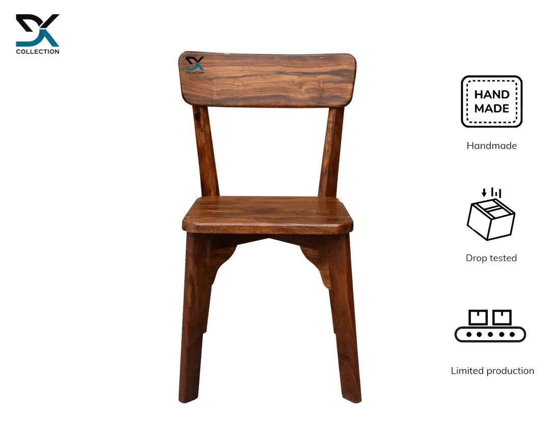 Buy Chair - Regal Solid Sheesham Wood Chair (Set of 2) by Deeke Collection on IKIRU online store