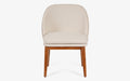 Buy Chair - Wayane Off-white & Wooden Dining Chair Without Arms For Home by Orange Tree on IKIRU online store