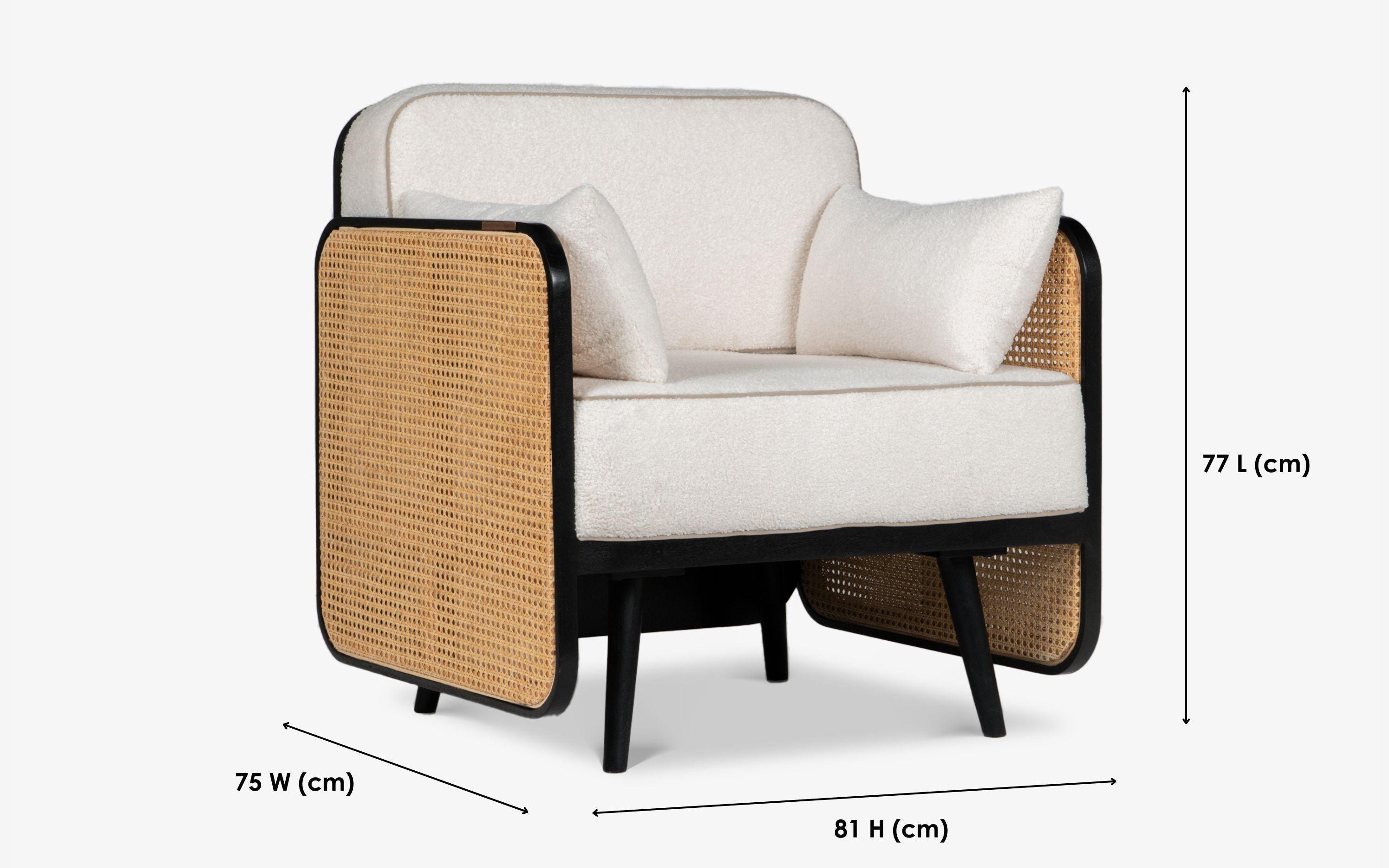 Buy Chairs Selective Edition - Andaman Havelock Arm Chair | Sofa for Living Room Decor by Orange Tree on IKIRU online store