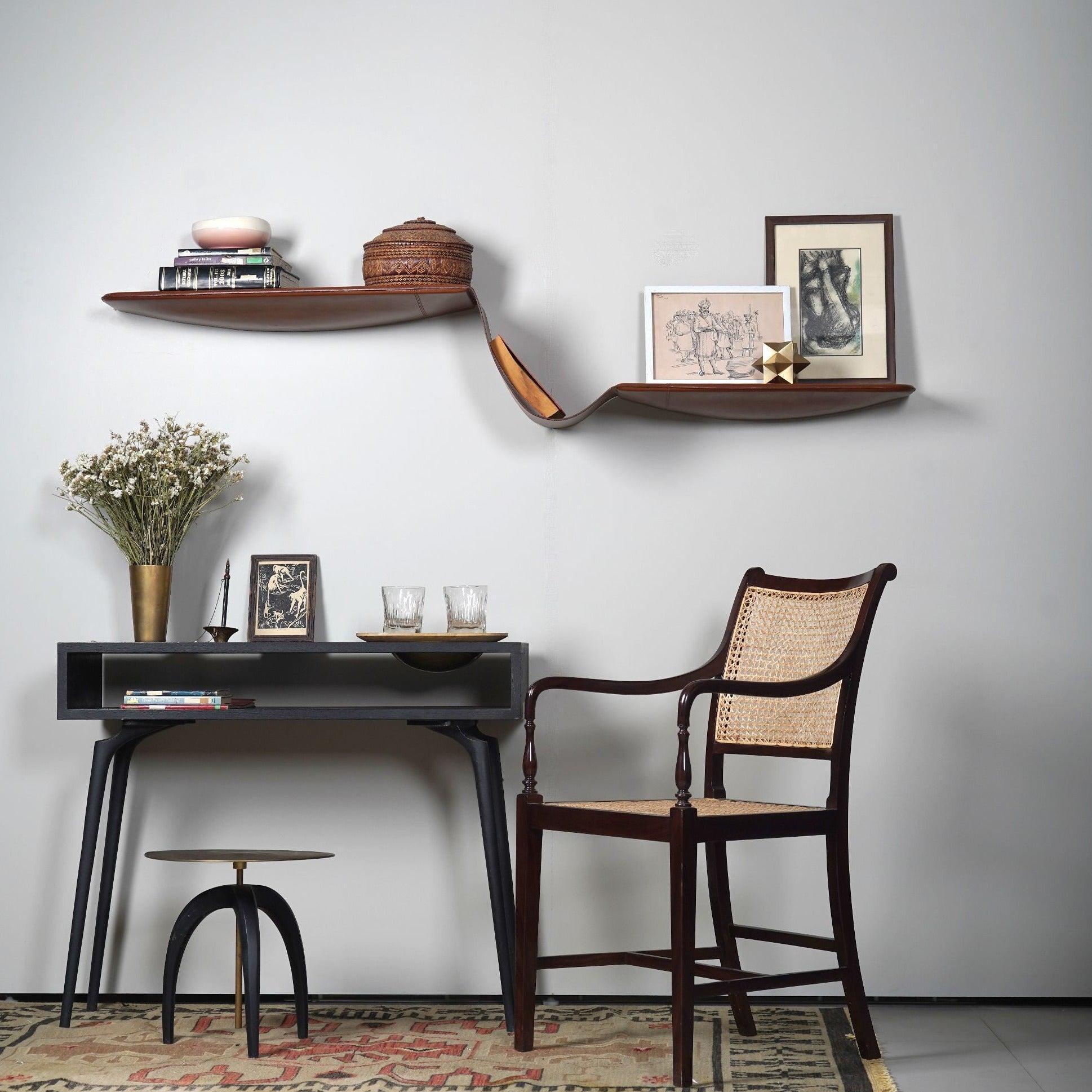 Buy Chairs Selective Edition - Gonsalves Chair with Arms by Anantaya on IKIRU online store