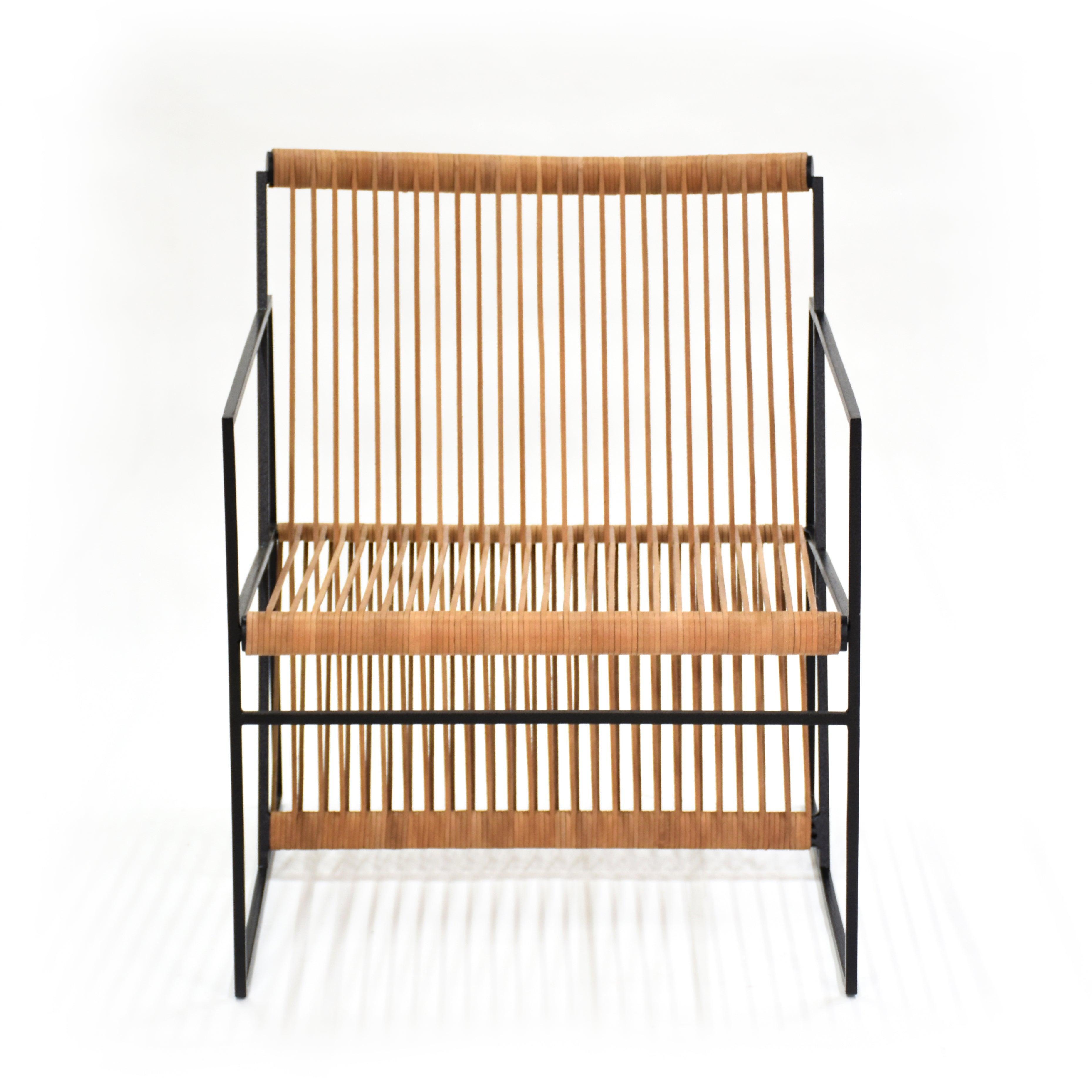 Buy Chairs Selective Edition - Loom Lounge Chair Leather by AKFD on IKIRU online store