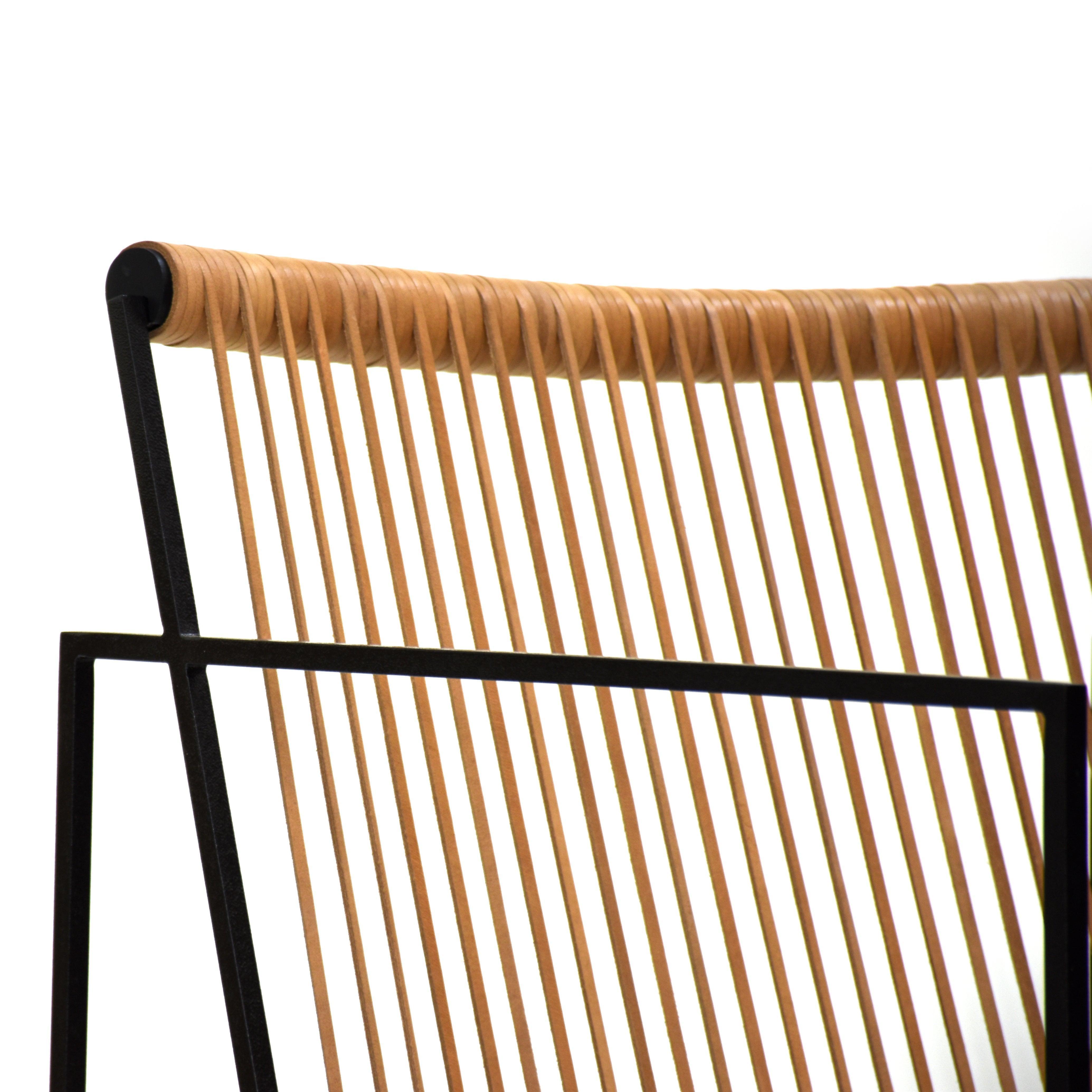 Buy Chairs Selective Edition - Loom Lounge Chair Leather by AKFD on IKIRU online store