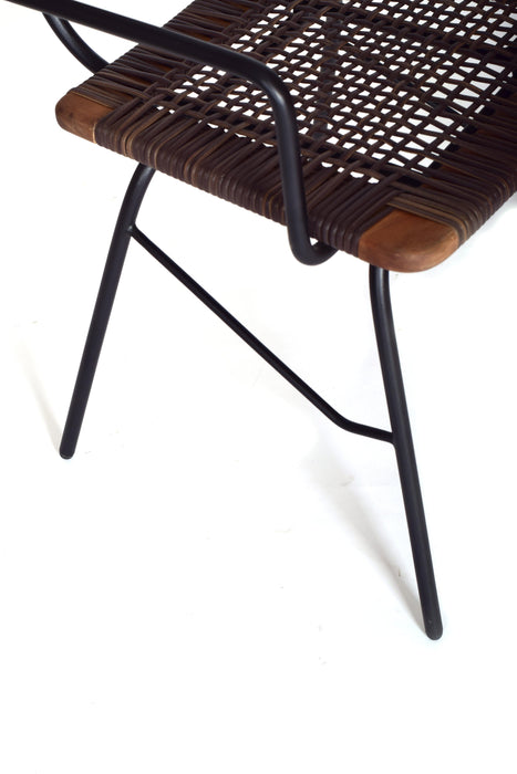 Buy Chairs Selective Edition - The Sieve Wicker Chair with Arms by AKFD on IKIRU online store