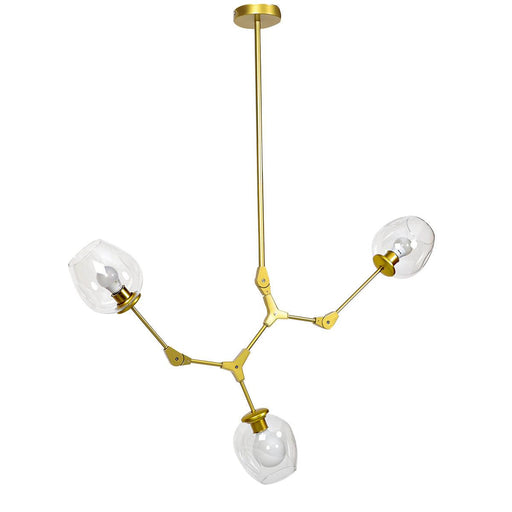 Buy Chandelier - Modern Hanging Light Chandelier 3 Leged For Office & Living Room Decor by Home4U on IKIRU online store