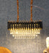 Buy Chandelier - Torrica Modern Crystal Finish Chandelier | Black & Gold Ceiling Hanging Lamp For Home Decor by ELIANTE by Jainsons Lights on IKIRU online store