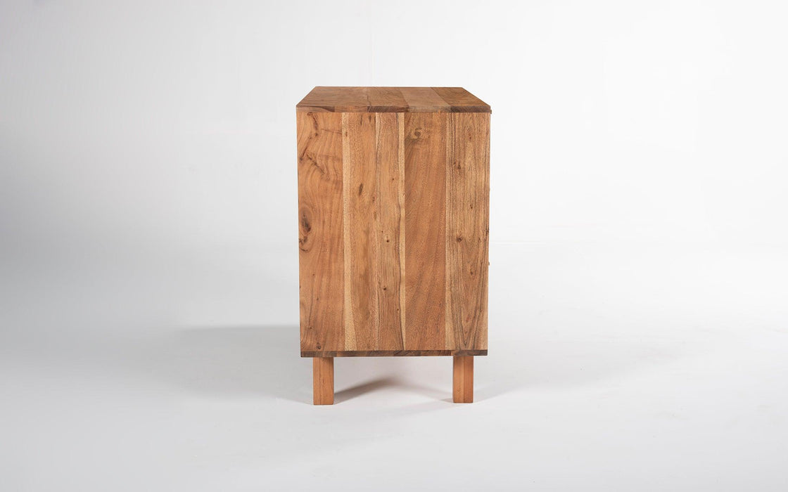 Buy Chest of Drawers - Kyoto Wood & Cane Chest Of Drawer | Modern Storage Drawers For Living Room & Bedroom by Orange Tree on IKIRU online store