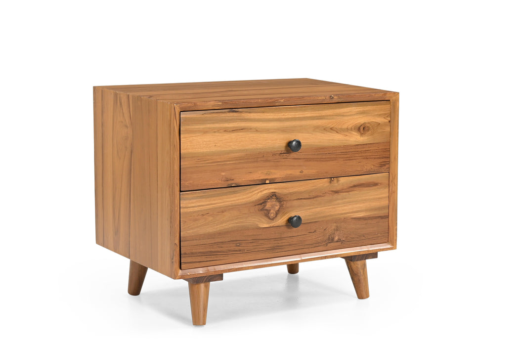 Buy Chest of Drawers - Monte Teak Wood Bedside by Deeke Collection on IKIRU online store