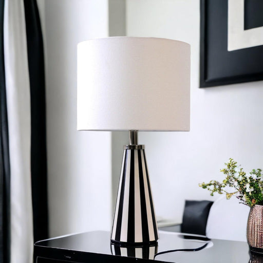 Buy Table lamp - Cleo Resin Table Lamp | Bedside Lampshade by Home Blitz on IKIRU online store