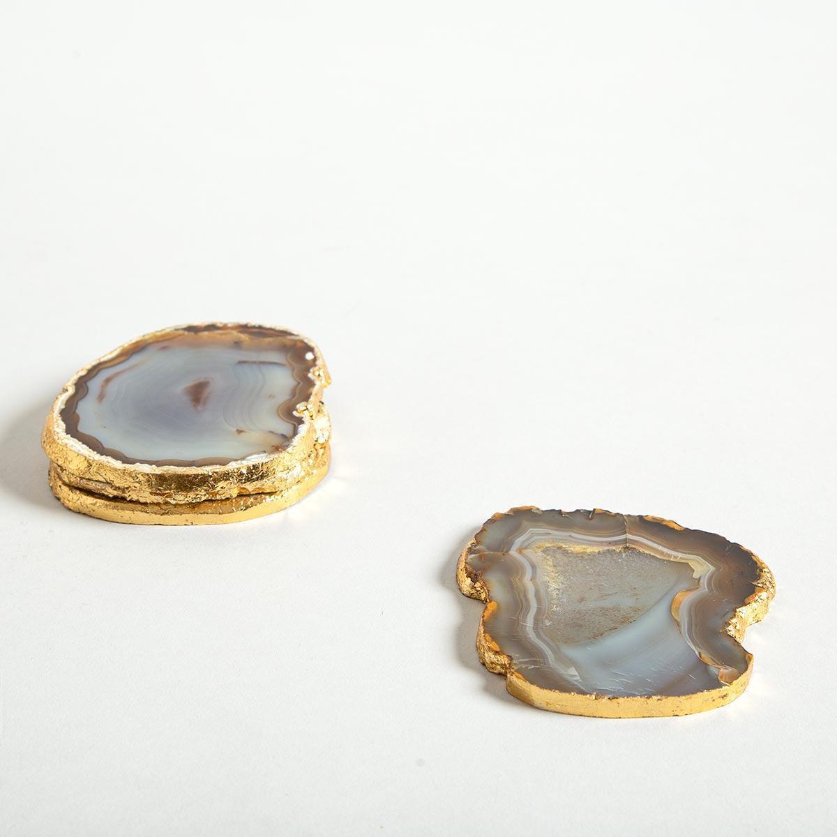 Buy Coaster - Arria Luxurious Agate Stone Finish Coaster Set Of 4 For Serving & Dining Table Decor by Home4U on IKIRU online store