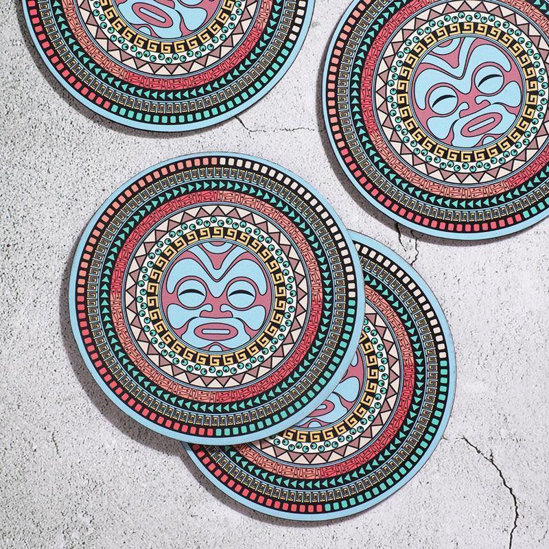Buy Coaster - Maori Mandala Big Coaster by bambaiSe on IKIRU online store