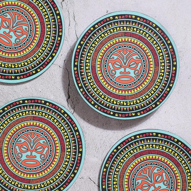 Buy Coaster - Maori Mandala Big Coaster by bambaiSe on IKIRU online store