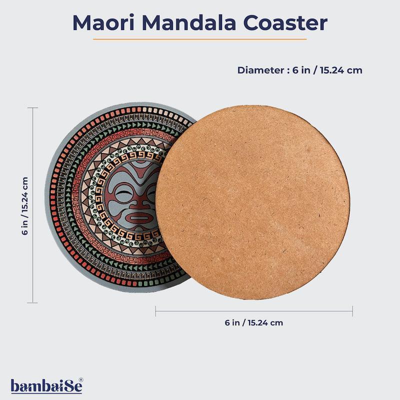 Buy Coaster - Maori Mandala Big Coaster by bambaiSe on IKIRU online store