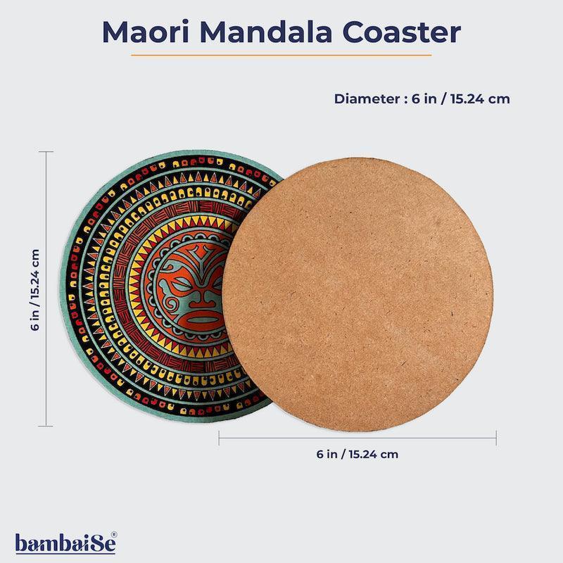 Buy Coaster - Maori Mandala Big Coaster by bambaiSe on IKIRU online store