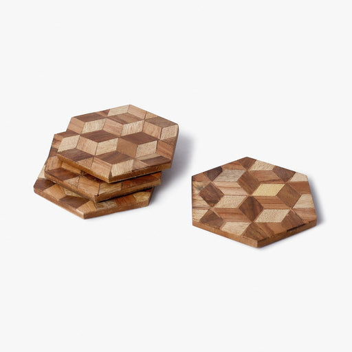 Buy Coaster - Rhombus String Octagon Tea Coasters For Tableware And Kitchenware by Casa decor on IKIRU online store
