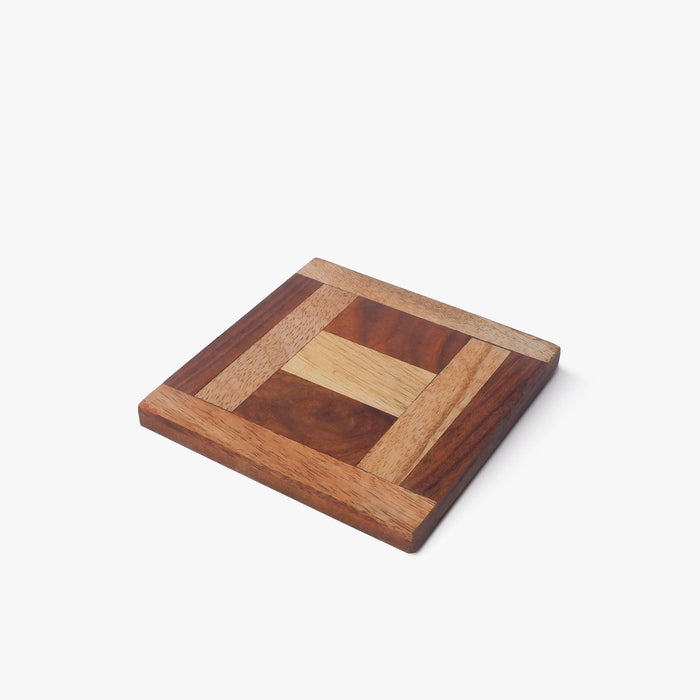 Buy Coaster - Wooden Tea Coffee Coasters For Dining Table And Home by Casa decor on IKIRU online store